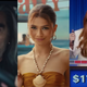 From left to right: Eugene Levy, Zendaya, and Lindsay Lohan, appearing in ads for Nissan, SquareSpace, and Planet Fitness, respectively (Screenshots)